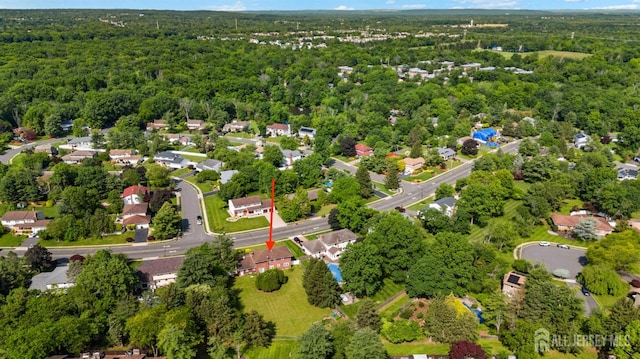 85 Hidden Lake Dr, North Brunswick, NJ 08902 - aerial view of property's location featuring a forest