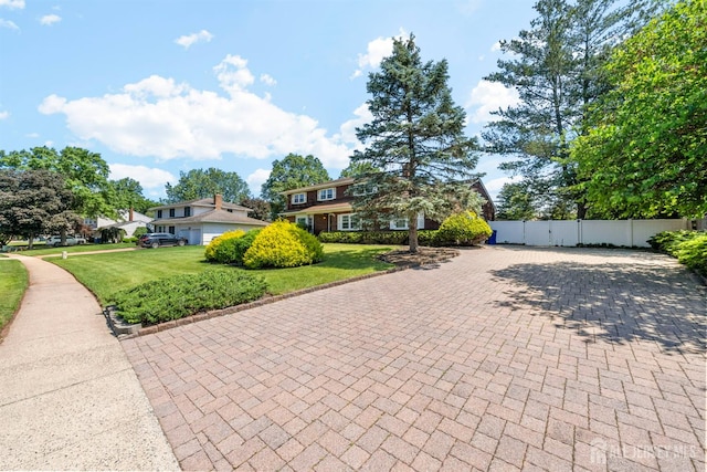 85 Hidden Lake Dr, North Brunswick, NJ 08902 - view of front facade with decorative driveway