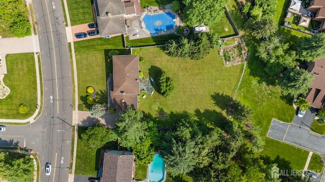85 Hidden Lake Dr, North Brunswick, NJ 08902 - aerial view of residential area featuring a pool area