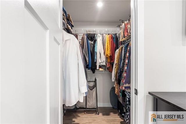 1604 English Ln, Sayreville, NJ 08859 - spacious closet featuring wood finished floors