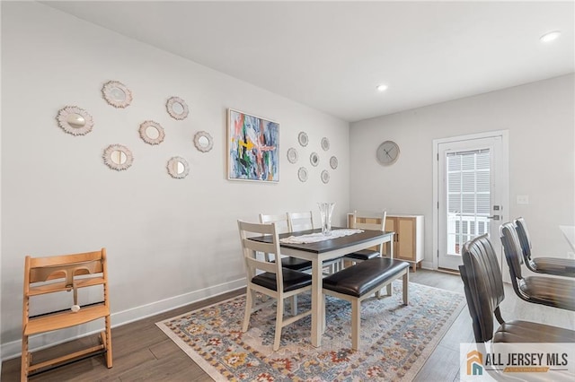 1604 English Ln, Sayreville, NJ 08859 - dining room featuring wood finished floors and recessed lighting