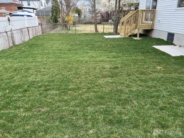 21 Catherine St, Carteret, NJ 07008 - view of yard featuring a residential view and a fenced backyard
