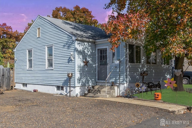 view of front of house