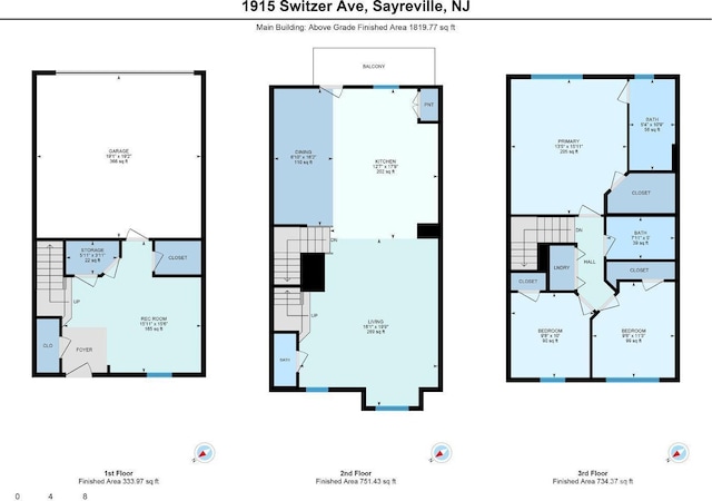1915 Switzer Ave, Parlin, NJ 08859 - property floor plan