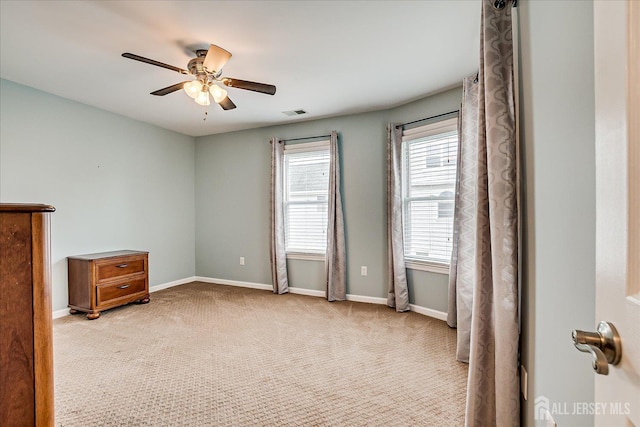 9 Sedgwick St, Jamesburg, NJ 08831 - carpeted spare room with baseboards and a ceiling fan