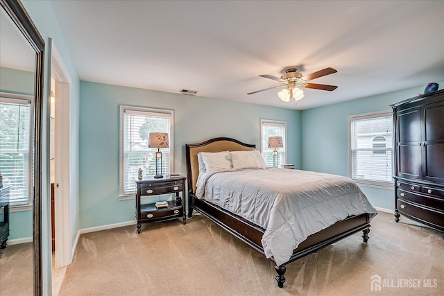 9 Sedgwick St, Jamesburg, NJ 08831 - bedroom featuring light carpet and ceiling fan