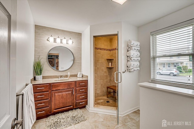 9 Sedgwick St, Jamesburg, NJ 08831 - bathroom with vanity and a stall shower