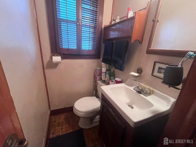 349 David St, South Amboy, NJ 08879 - half bathroom featuring toilet and vanity