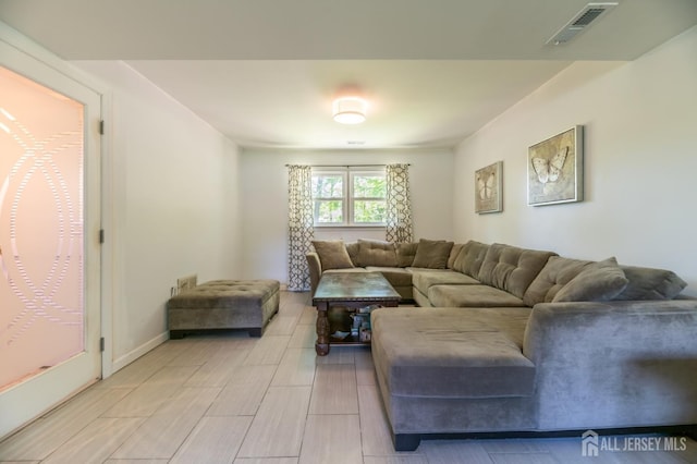 350 Church Ln, North Brunswick, NJ 08902 - living room with wood tiled floors
