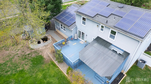 aerial view of property and surrounding area