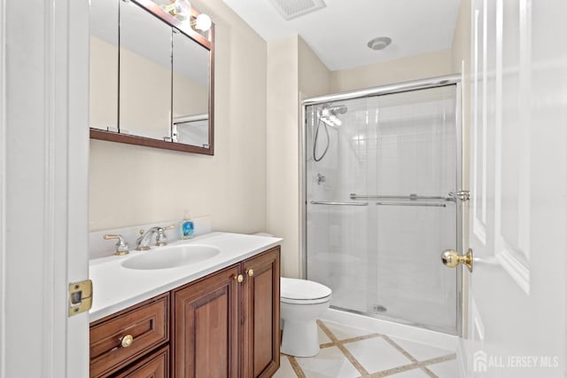 620 Deal Rd Unit 620A, Monroe, NJ 08831 - bathroom with toilet, a shower stall, and vanity
