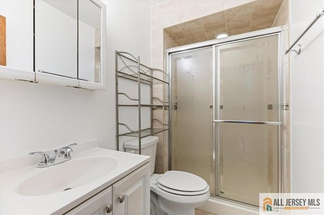 1383 Thomas Ave, North Brunswick, NJ 08902 - bathroom featuring a shower stall and vanity
