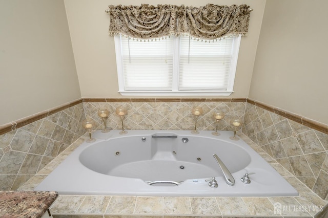 1 Wilfred Rd, Manalapan, NJ 07726 - full bath featuring a whirlpool tub
