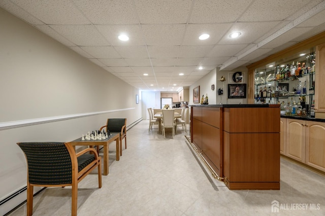 1 Wilfred Rd, Manalapan, NJ 07726 - indoor bar featuring recessed lighting and a drop ceiling