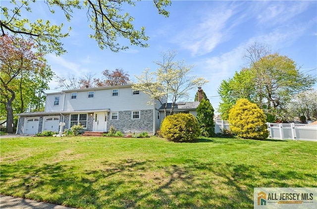 view of rear view of property