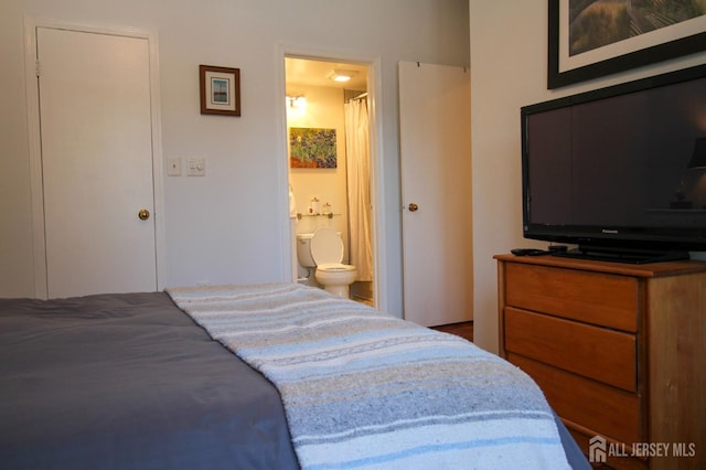 bedroom featuring ensuite bathroom