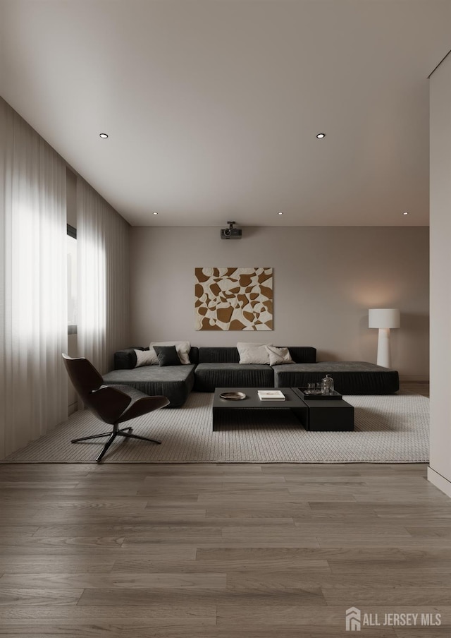 335 21st St, Irvington, NJ 07111 - living area featuring recessed lighting and wood finished floors