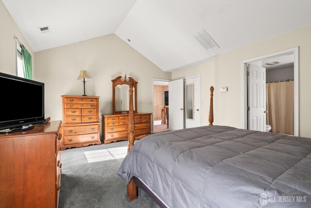 379 Sapphire Dr, Jackson, NJ 08527 - carpeted bedroom with lofted ceiling