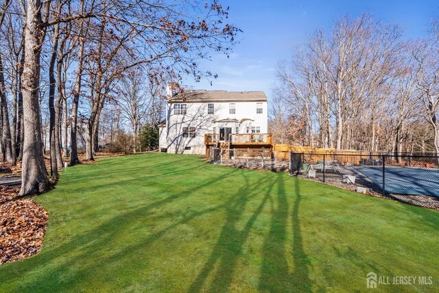 379 Sapphire Dr, Jackson, NJ 08527 - view of yard with a deck
