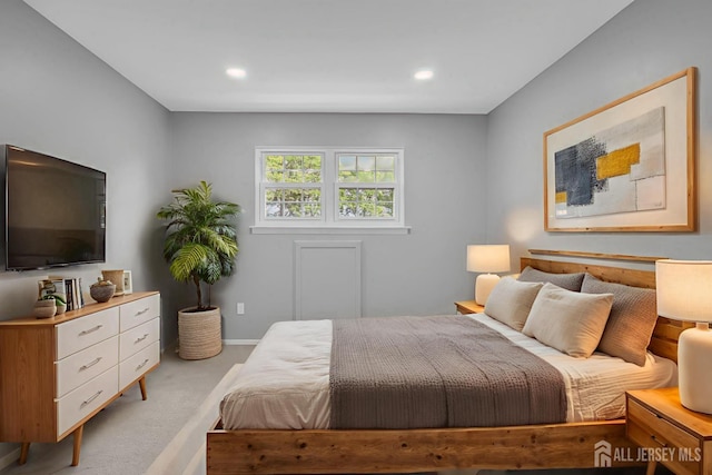 450 College Dr, Edison, NJ 08817 - carpeted bedroom with recessed lighting and baseboards