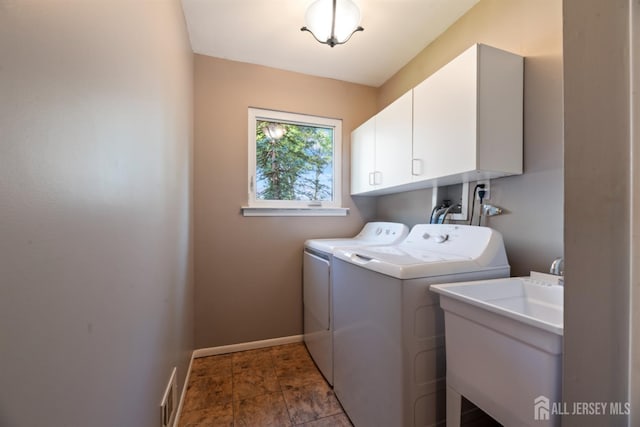 17 Theodore Dr, East Brunswick, NJ 08816 - washroom featuring cabinet space and washing machine and dryer
