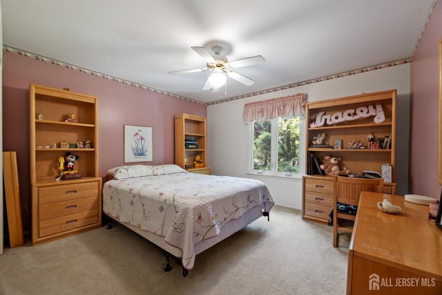 17 Theodore Dr, East Brunswick, NJ 08816 - bedroom with light colored carpet and a ceiling fan