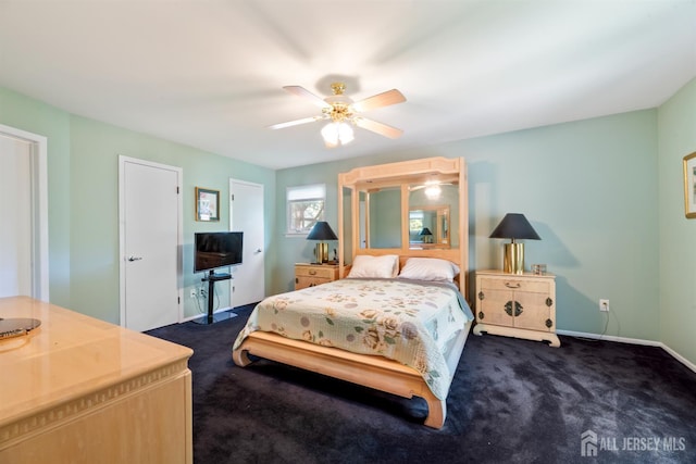 17 Theodore Dr, East Brunswick, NJ 08816 - bedroom with carpet flooring and a ceiling fan