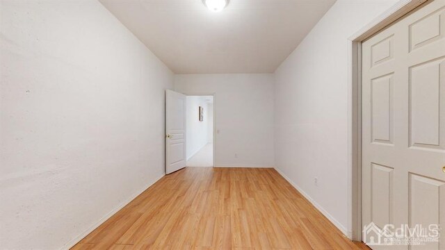 interior space featuring light wood-type flooring