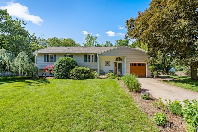 5 Meade Ct, Piscataway, NJ 08854 - bi-level home featuring a garage and concrete driveway