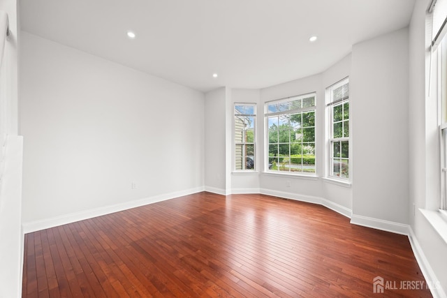 19 Grossweiler Ln, Parlin, NJ 08859 - unfurnished room with hardwood / wood-style floors, baseboards, and recessed lighting