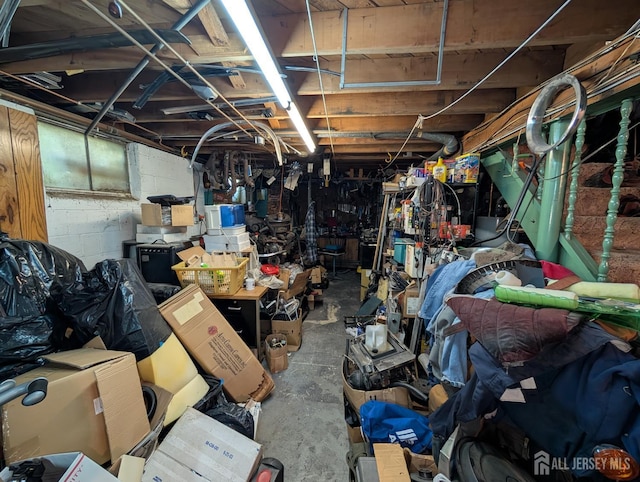 28 Tanglewood Ln, East Brunswick, NJ 08816 - view of unfinished basement