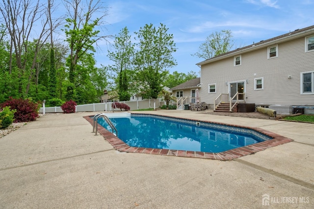 27 Briarwood Dr, Old Bridge, NJ 07747 - view of pool featuring a patio area and a fenced backyard