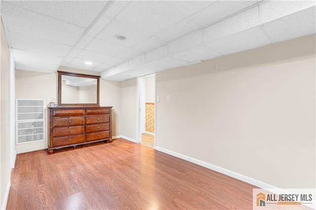 21 Wilk Rd, Edison, NJ 08837 - finished basement featuring a drop ceiling and wood finished floors