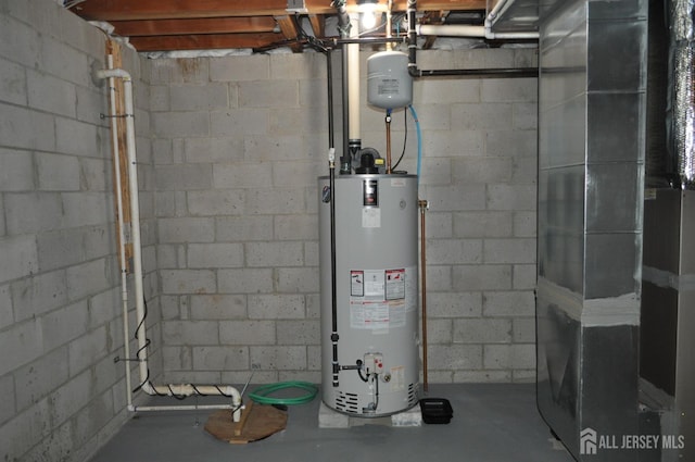12 Sunny Ct, Monroe, NJ 08831 - utility room featuring gas water heater and heating unit