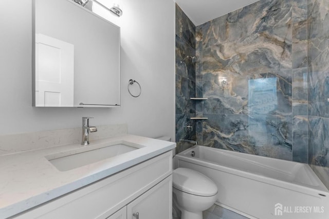 243 E 9th Ave, Roselle, NJ 07203 - bathroom featuring vanity and bathing tub / shower combination