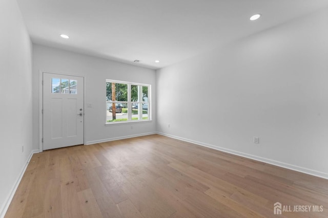 243 E 9th Ave, Roselle, NJ 07203 - foyer featuring light wood-style flooring and recessed lighting