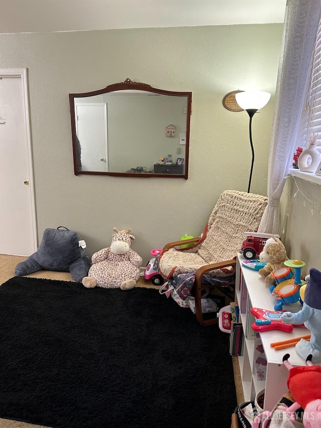 bedroom featuring carpet floors