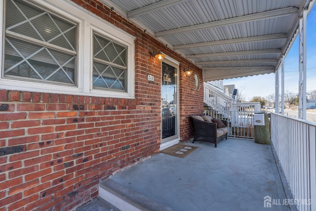 318 Bayview Ave, Union Beach, NJ 07735 - view of patio / terrace featuring covered porch