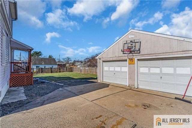 20 Cedar Ave, North Brunswick, NJ 08902 - view of detached garage