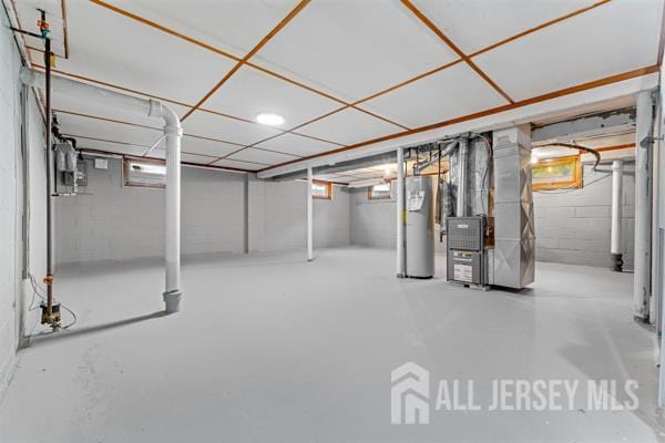 2164 Whitehorse Hamilton Square Rd, Hamilton, NJ 08690 - below grade area with water heater and heating unit