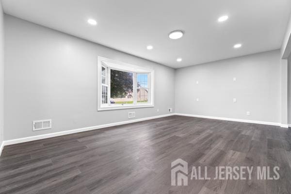 2164 Whitehorse Hamilton Square Rd, Hamilton, NJ 08690 - spare room featuring dark wood finished floors and recessed lighting