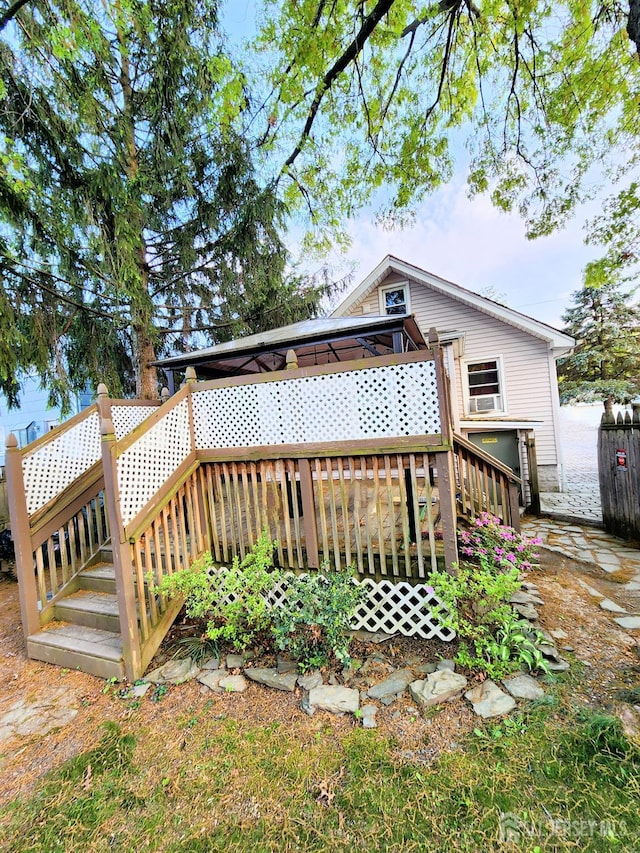 11 Melbourne St, Edison, NJ 08817 - view of wooden terrace