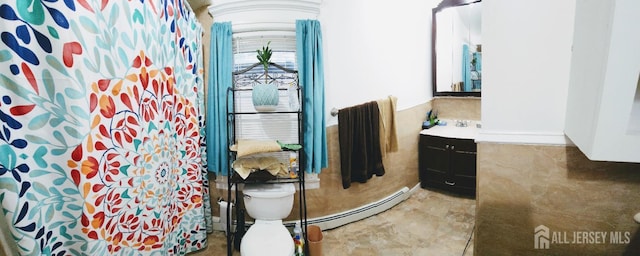 11 Melbourne St, Edison, NJ 08817 - bathroom featuring vanity and a shower with shower curtain