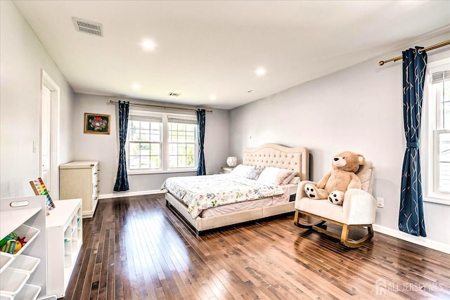18 Rosewood Rd, Edison, NJ 08817 - bedroom with dark wood-style floors and recessed lighting