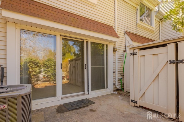 1027 Schmidt Ln, North Brunswick, NJ 08902 - doorway to property with a patio