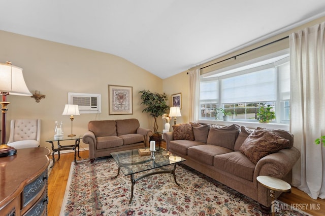 341 Ellis Pkwy, Piscataway, NJ 08854 - living room with lofted ceiling and wood finished floors