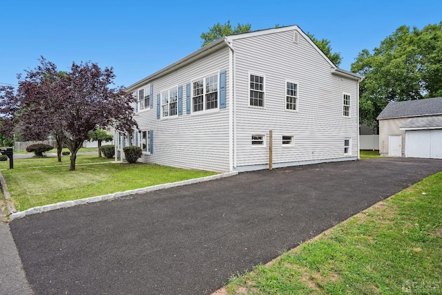431-431 Garfield Ave, South Plainfield, NJ 07080 - view of property exterior featuring a yard and an outdoor structure