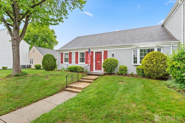 104 Glenwood Ln Unit A, Monroe, NJ 08831 - cape cod house with a front yard, central AC, and a shingled roof