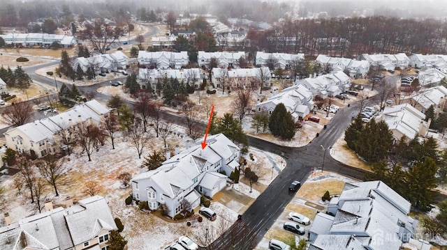 aerial view featuring a residential view