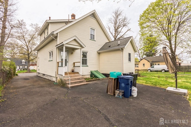 55 Leland Ave, Plainfield, NJ 07062 - view of front facade with a chimney